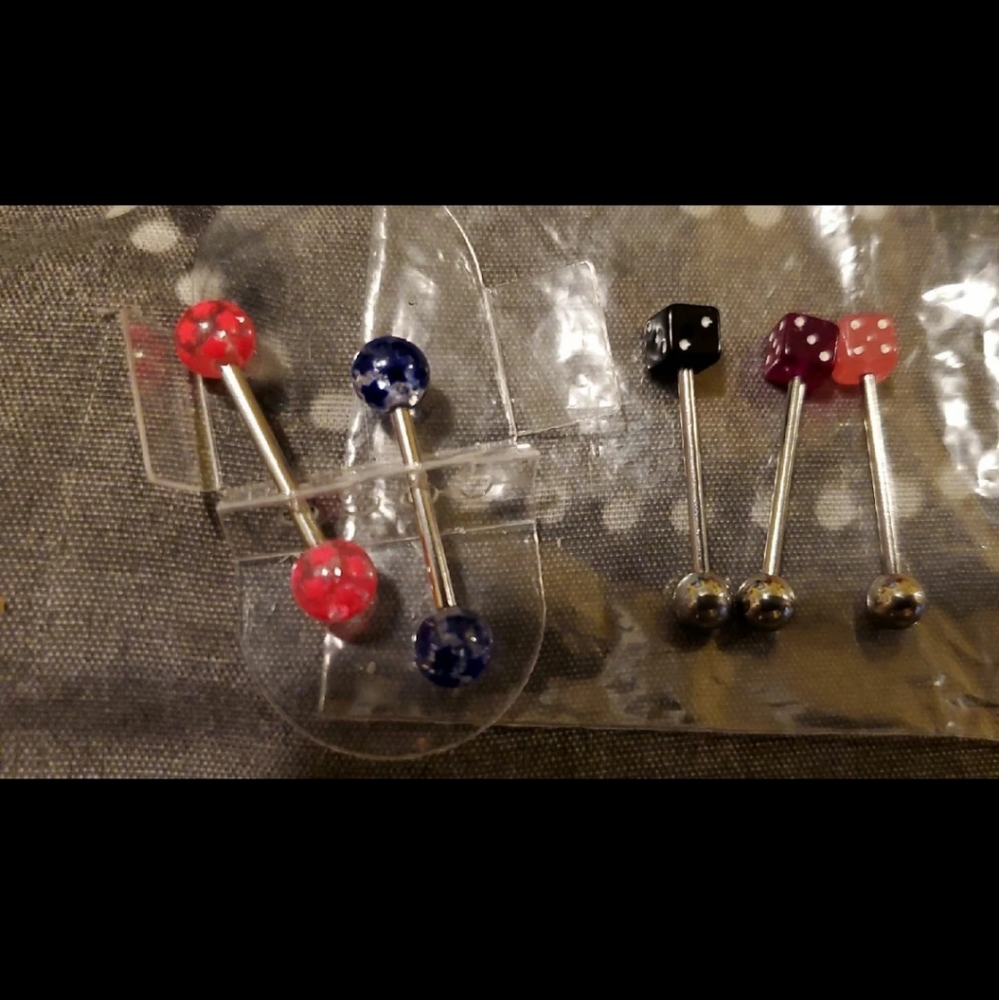 Tongue ring lot